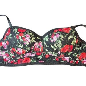 PINK Victoria’s Secret Floral Rose Bra